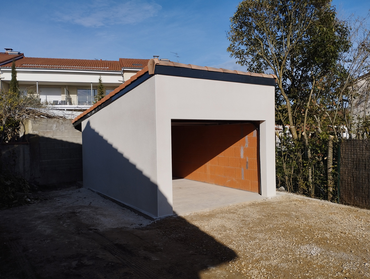 Construction d'un garage