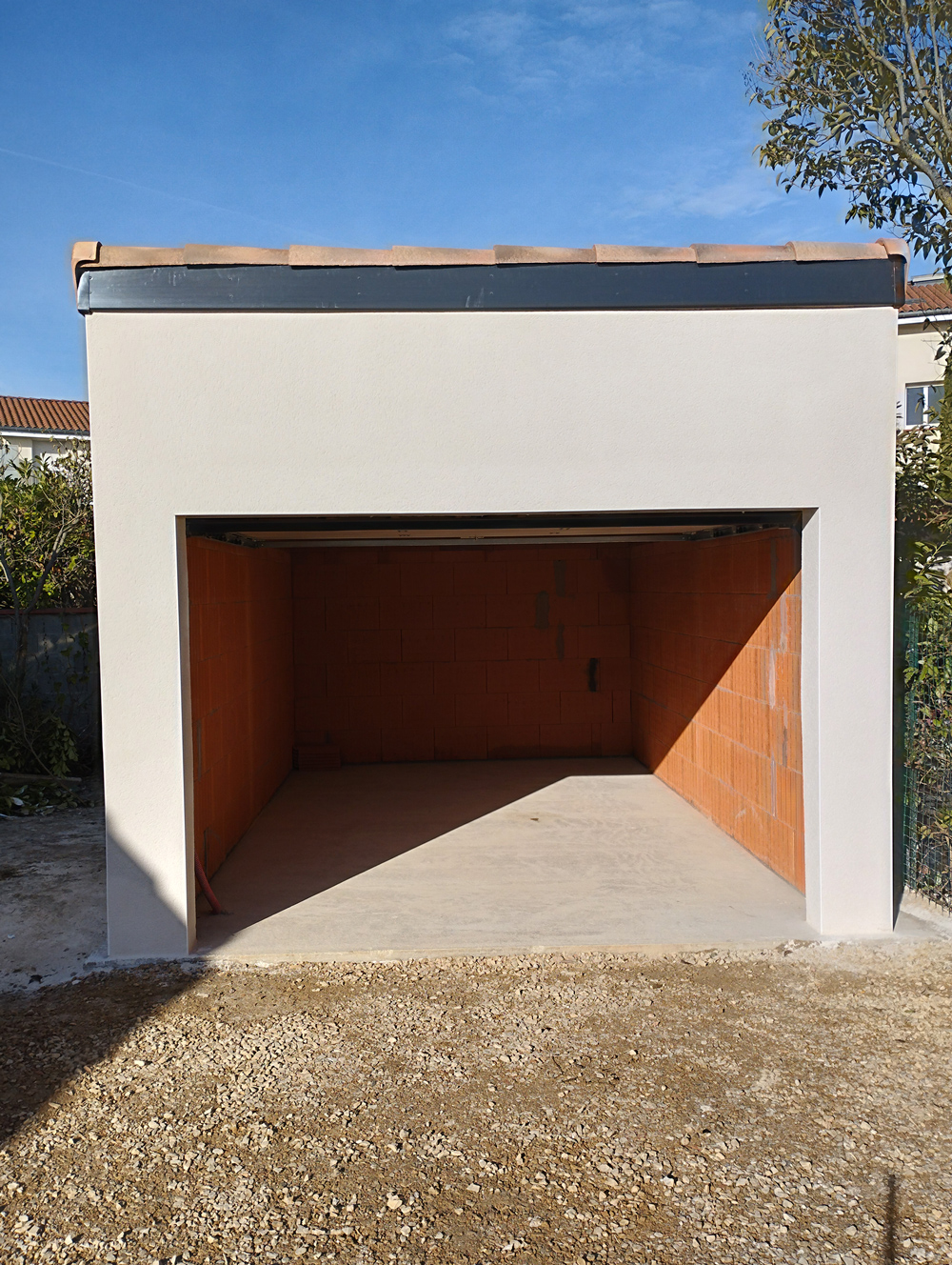 Construction d'un garage